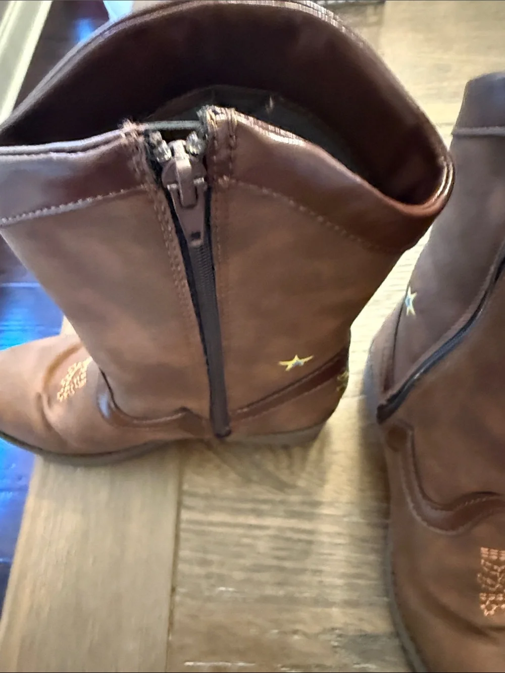 Disney Brown Kids Cowboy Boots with Woody Graphic Toy Story Size 11